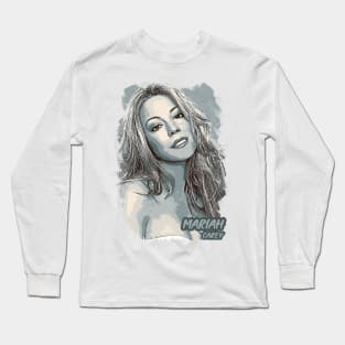 Mariah Carey Art Long Sleeve T-Shirt